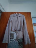 Pull court à manches évasées, taille xs, Vêtements | Femmes, Pulls & Gilets, Enlèvement ou Envoi, Beige, Bershka, Taille 34 (XS) ou plus petite