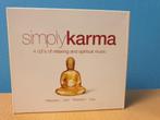 Simply karma  - 4 cd's - compilatie, Comme neuf, Autres genres, Coffret, Enlèvement ou Envoi