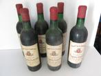 6x Lagrave-Genestra 1970 - Saint-Laurent Haut Medoc, Verzamelen, Wijnen, Ophalen of Verzenden, Frankrijk, Rode wijn