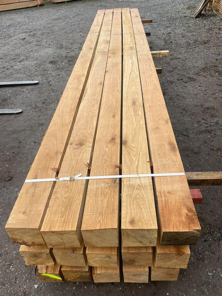 Eiken balken 15x15 500 cm lang, Tuin en Terras, Palen, Balken en Planken, Nieuw, Balken, 250 cm of meer, Ophalen