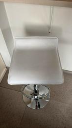 Tabouret de bar inox, Huis en Inrichting, Barkrukken, Ophalen, Gebruikt, 4 krukken, Metaal