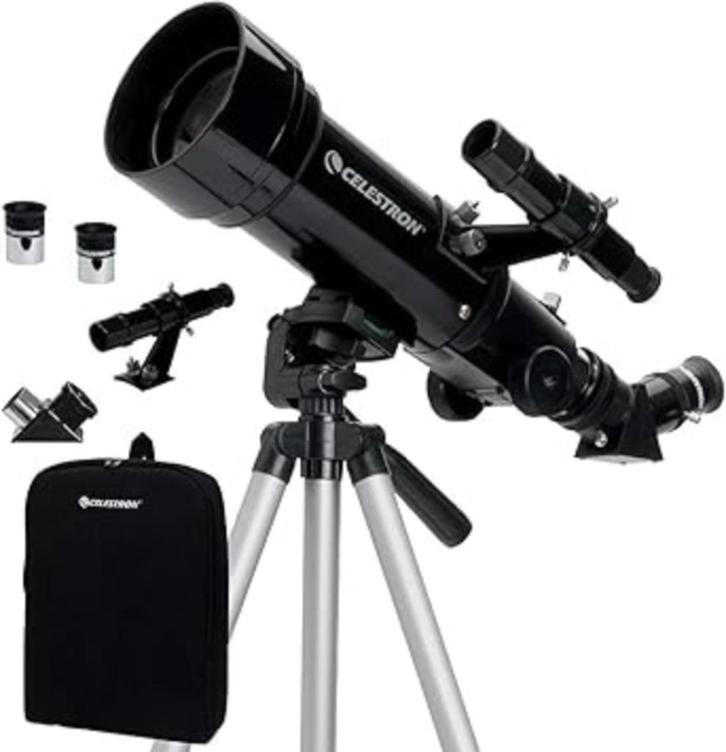 Celestron  refractortelescoopset SNELLE GRATIS LEVERING, Audio, Tv en Foto, Optische apparatuur | Telescopen, Nieuw, Met statief