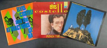 ELVIS COSTELLO - Get happy, Punch & Cruel world ( 3LPs ) beschikbaar voor biedingen