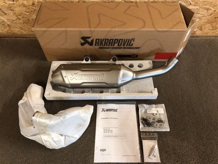 Akrapovic uitlaat systeem KTM 450 500 EXC-F FE450 FE501 2024, Motoren, Onderdelen | Overige, Nieuw, Ophalen of Verzenden