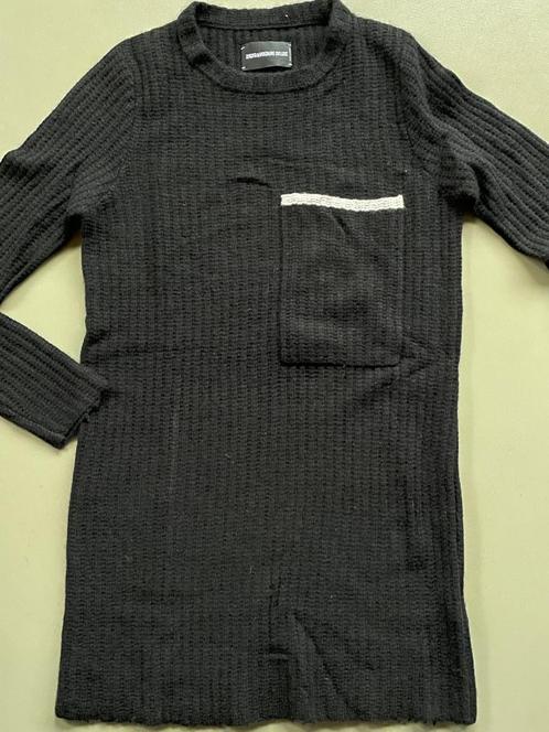 ZGAN zwarte minijurk/lange trui cashmere Zadig & Voltaire, Kleding | Dames, Jurken, Zo goed als nieuw, Maat 36 (S), Zwart, Verzenden