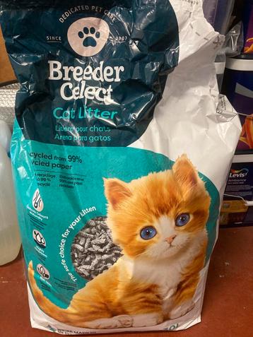 Breeder celect papier kattenbakvulling 30l beschikbaar voor biedingen