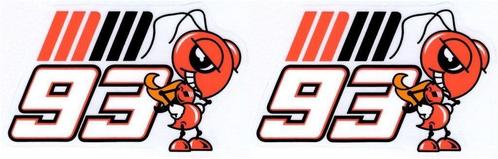 Marc Márquez 93 sticker set #22, Motoren, Accessoires | Stickers, Verzenden