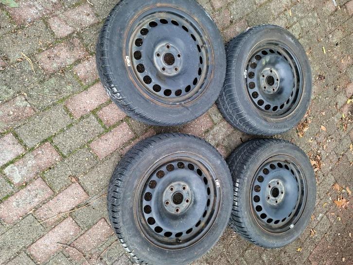 4 Winterwielen 6 1/2 x16H,205/55/16, VW Touran vanaf 2012, Auto-onderdelen, Banden en Velgen, Banden en Velgen, Winterbanden, 16 inch
