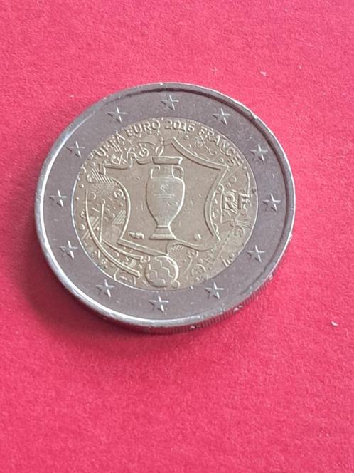 2016 Frankrijk 2 euro UEFA voetbal kampioenschap, Postzegels en Munten, Munten | Europa | Euromunten, Losse munt, 2 euro, Frankrijk