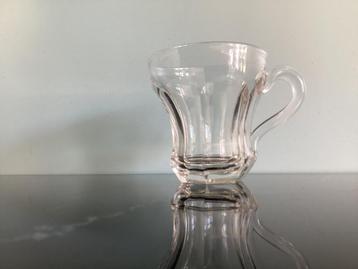 VERKOCHT 5 tasjes kristal Val Saint Lambert Lalaing. 009/A beschikbaar voor biedingen
