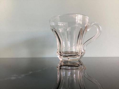 VERKOCHT 5 tasjes kristal Val Saint Lambert Lalaing. 009/A, Antiek en Kunst, Antiek | Servies los, Ophalen