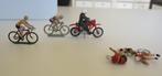 miniatuur wielrennertjes wielrenners metaal lood zink !, Verzamelen, Poppetjes en Figuurtjes, Ophalen, Gebruikt