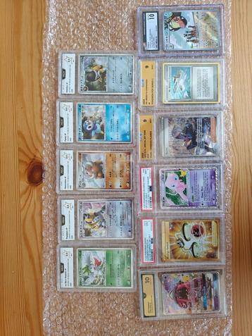 Pokemon verzameling graded kaarten  beschikbaar voor biedingen