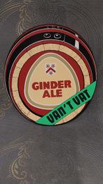 Plastieken reclame Ginder Ale Merchtem 1982, Verzamelen, Ophalen of Verzenden, Zo goed als nieuw, Reclamebord
