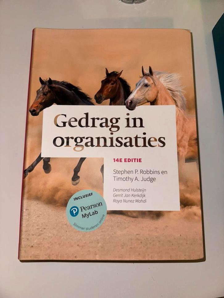 Gedrag in organisaties, 14e editie met MyLab NL toegangscode, Boeken, Schoolboeken, Zo goed als nieuw, Nederlands, Ophalen