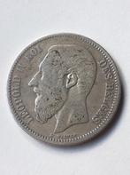 Belgique 2 francs Léopold I 1867, Argent, Enlèvement ou Envoi, Monnaie en vrac, Argent