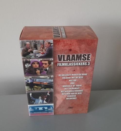 DVD BOX VLAAMSE FILMKLASSIEKERS 3, CD & DVD, DVD | TV & Séries télévisées, Comme neuf, Drame, Coffret, Tous les âges, Enlèvement ou Envoi