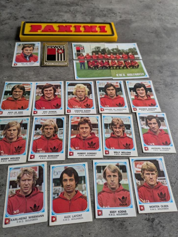 PANINI FOOTBALL 77 RWDM Molenbeek 20 AUTOCOLLANTS 1977, Hobby & Loisirs créatifs, Autocollants & Images, Neuf, Envoi