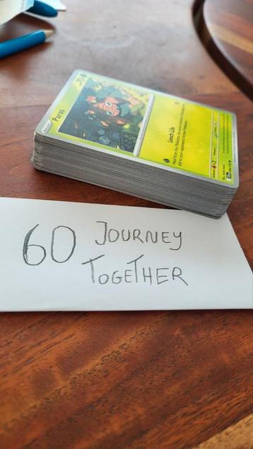 60 journey together pokemon kaarten  beschikbaar voor biedingen