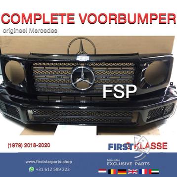 W464 G KLASSE AMG VOORBUMPER ZWART origineel Mercedes AMG 63
