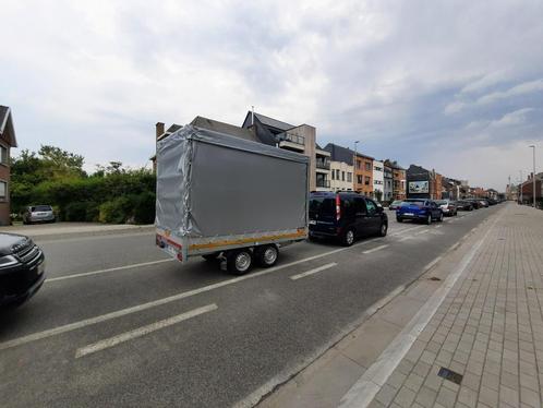 Aanhangwagen dubbele as, Auto diversen, Aanhangers en Bagagewagens, Zo goed als nieuw, Ophalen