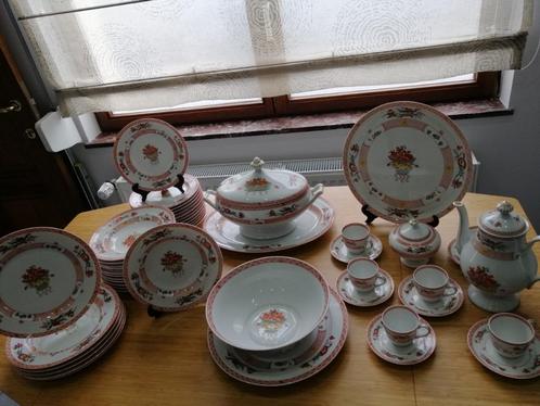 FOU-TCHEOU Limoges tafelset (79 stuks), Antiek en Kunst, Antiek | Keramiek en Aardewerk, Ophalen