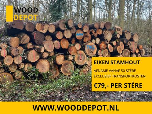 EIKENSTAMMEN IN BULK | STAMHOUT EIK | WOODDEPOT, Tuin en Terras, Planten | Bomen, Overige soorten, Verzenden