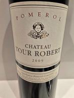 Chateau Tour Robert - AC Pomerol - 2009 - 8 flessen, Verzamelen, Ophalen, Frankrijk, Zo goed als nieuw, Rode wijn