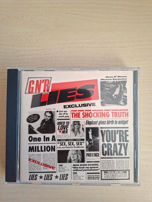 Cd. Guns 'n Roses. G N R Lies., Cd's en Dvd's, Cd's | Rock, Zo goed als nieuw, Ophalen of Verzenden