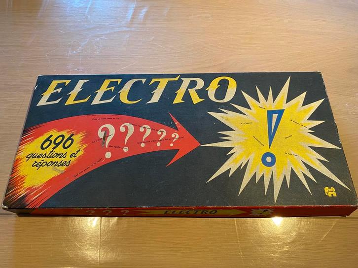 Electro marque Jumbo, jeu de société vintage, Hobby en Vrije tijd, Gezelschapsspellen | Bordspellen, Gebruikt, Een of twee spelers
