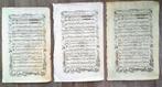 Bladmuziek [circa 18e eeuw] Nightingall, Lark & Linnets 3 ex, Gebruikt, Ophalen of Verzenden