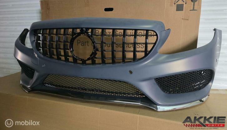 Mercedes C-klasse bumper voor amg W205 NIEUW ('14->), Auto-onderdelen, Carrosserie, Bumper, Mercedes-Benz, Voor, Gebruikt, Ophalen of Verzenden