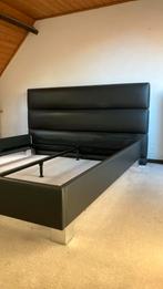 Bedframe 180 x 200, Huis en Inrichting, Slaapkamer | Bedden, Ophalen, Gebruikt, Zwart, Tweepersoons