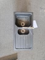 Spoelbak Franke met Grohe mengkraan, Huis en Inrichting, Keuken | Keukenelementen, Ophalen, Gebruikt, Grijs