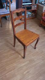5* chaises en chêne, Brun, Enlèvement, Classique, Bois
