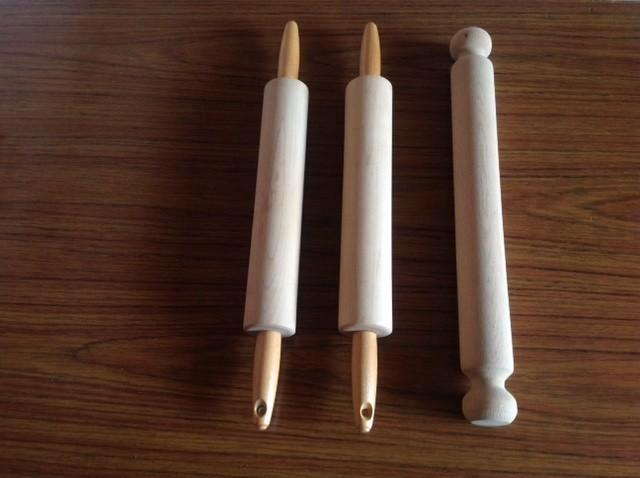 Deegrol met vaste of draaiende handvaten 41 cm of 45 cm lang, Elektronische apparatuur, Broodbakmachines, Zo goed als nieuw, Ophalen of Verzenden