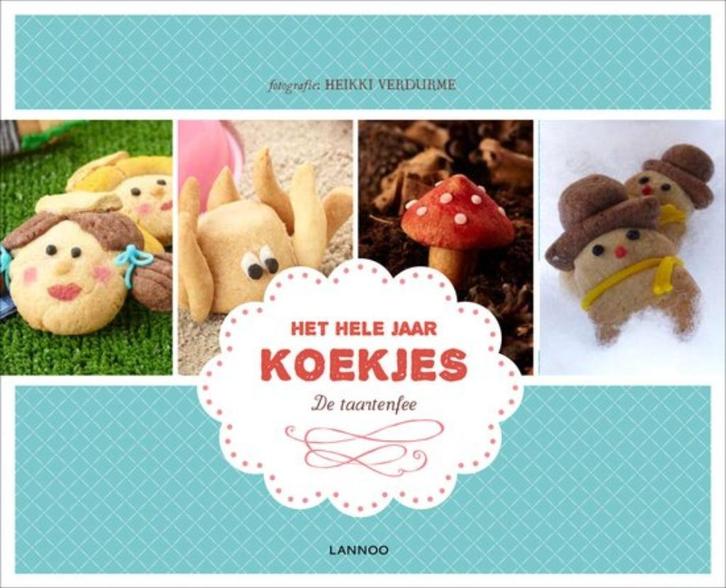 boek: het hele jaar koekjes/taart-de TAARTENFEE/NIEUWSTAAT, Boeken, Kookboeken, Nieuw, Taart, Gebak en Desserts, Ophalen of Verzenden