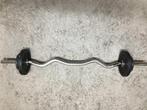 EZ baar + gewichten, Sport en Fitness, Ophalen