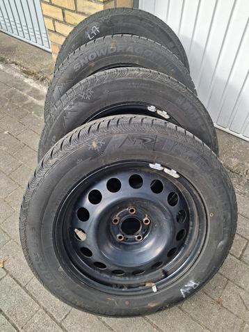 Set winterbanden met velgen voor citroen aircross C5 beschikbaar voor biedingen
