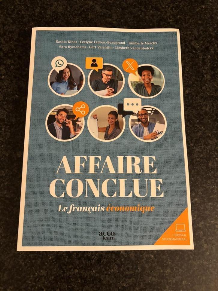 Invulboek - Affaire Conclue Le français économique, Boeken, Economie, Management en Marketing, Nieuw, Economie en Marketing, Ophalen