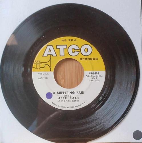 Jeff Dale — Een lijdende pijnziel, Popcorn, Northern Soul, Cd's en Dvd's, Vinyl Singles, Gebruikt, Single, R&B en Soul, Ophalen of Verzenden