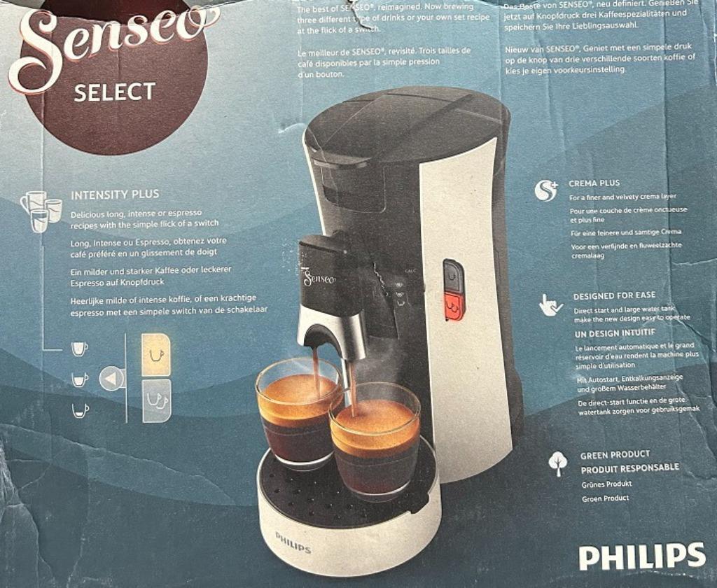 Philips SENSEO Select CSA230/90 machine à café à dosettes Rouge :  : Cuisine et Maison