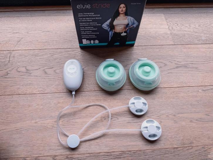 Elvie Dubbele elektrische borstkolf Stride, Kinderen en Baby's, Babyvoeding en Toebehoren, Zo goed als nieuw, Borstkolf, Ophalen