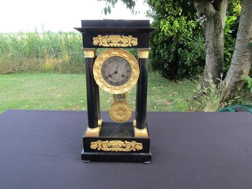 Ancienne horloge à colonne Empire Français 1820, Antiquités & Art, Antiquités | Horloges, Enlèvement