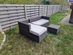 Terras loungeset + kussens (gratis af te halen), Ophalen, Gebruikt, Loungeset