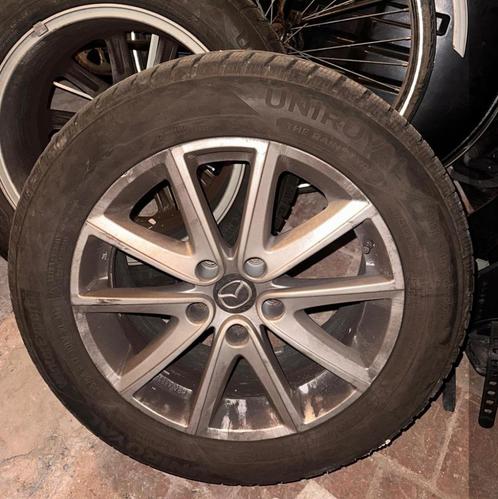 4x Winterband op velg voor Mazda 225/55 R17  + 2x zomerband, Auto-onderdelen, Banden en Velgen, Band(en), Winterbanden, 17 inch