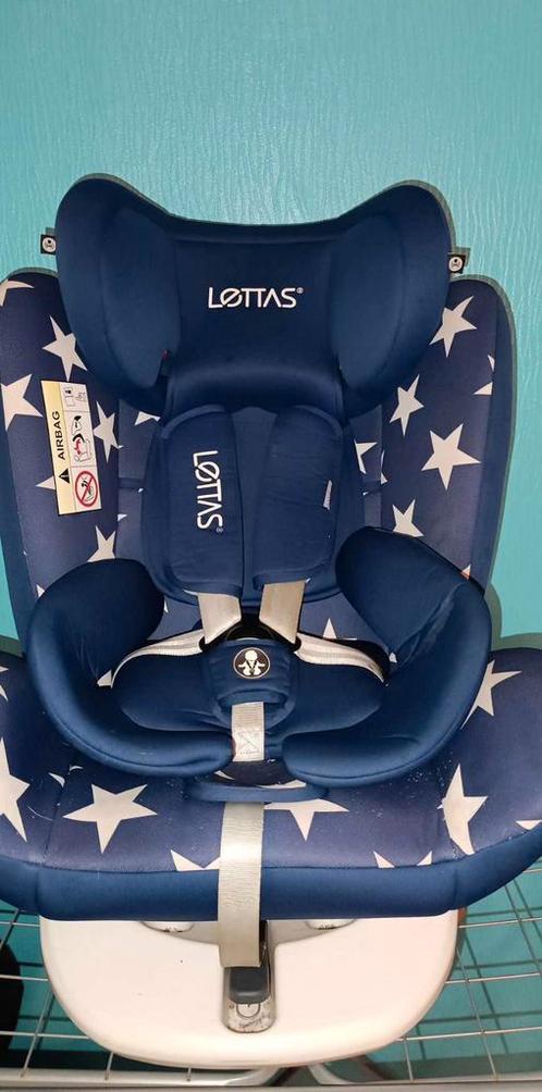 Siège auto Lettas pivotant 360 dait la naissance, Enfants & Bébés, Sièges auto, Utilisé, Autres marques, 22 à 36 kg, Isofix, Dossier amovible