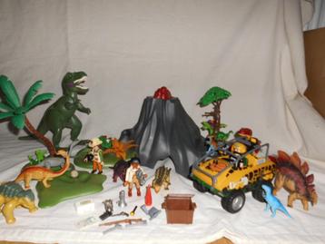 playmobil dinos en vulkaan, Enlèvement ou Envoi, Utilisé