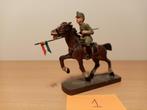 Elastolin soldaat te paard (1), bijna 100 jaar oud, Antiek en Kunst, Antiek | Speelgoed, Ophalen of Verzenden