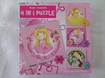 4 puzzels in 1 - 4 in 1 puzzel Princess Manga Game, Kinderen en Baby's, Ophalen of Verzenden, Minder dan 10 stukjes, Gebruikt